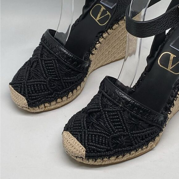 Valentino Garavani Marrakech Wedge Espadrille size 36 - Picture 3 of 11